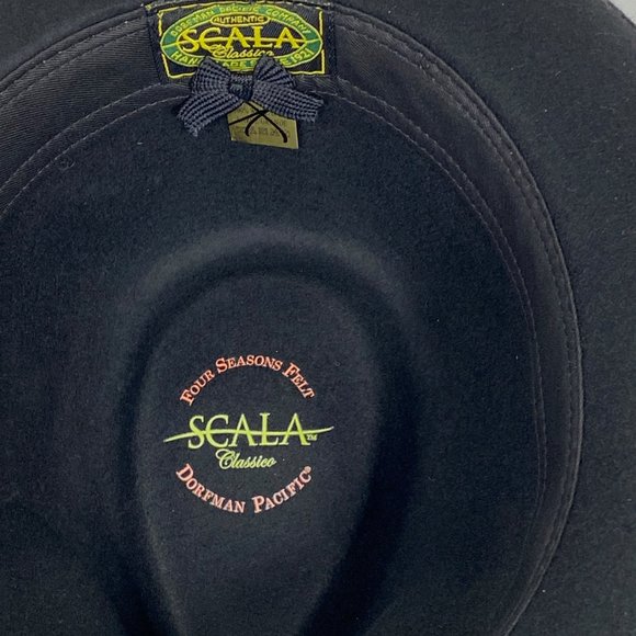 Scala Four Season Classico Crushable Pinch Front Fedora Hat - Picture 8 of 9